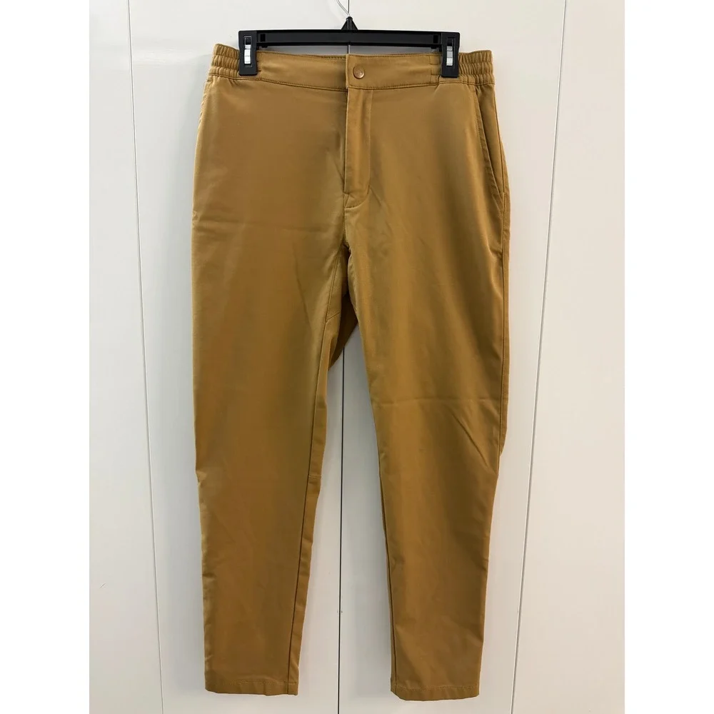 The North Face Mens Tan Brown Elastic Waist Outdoor Hiking Pants Size 30
